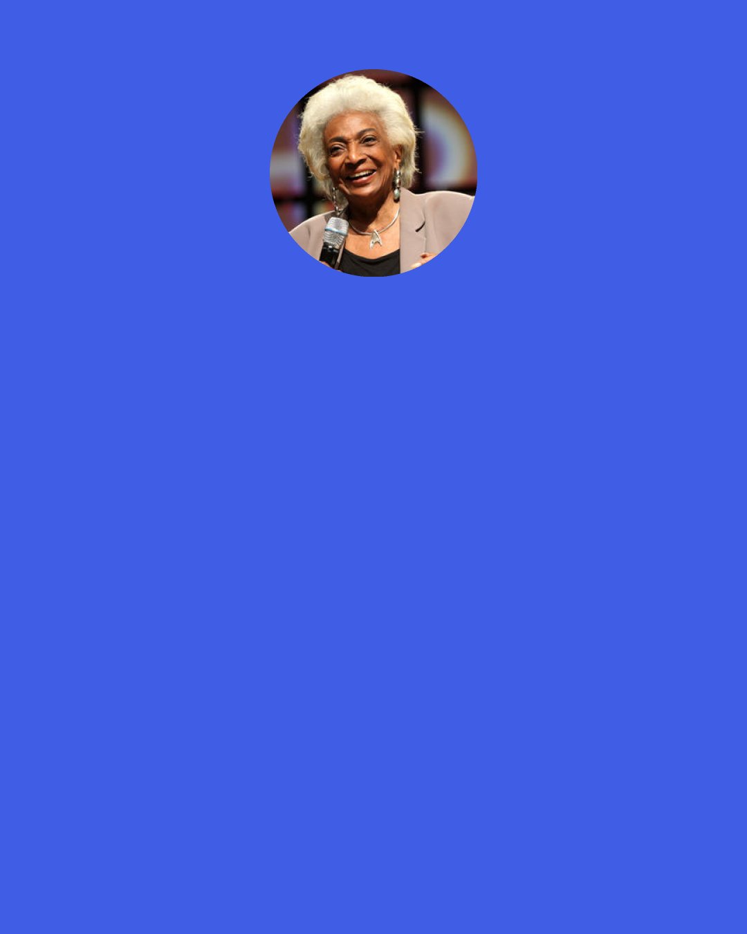 Nichelle Nichols: Charlie X”)? Those were the hints, as far as I’m concerned.