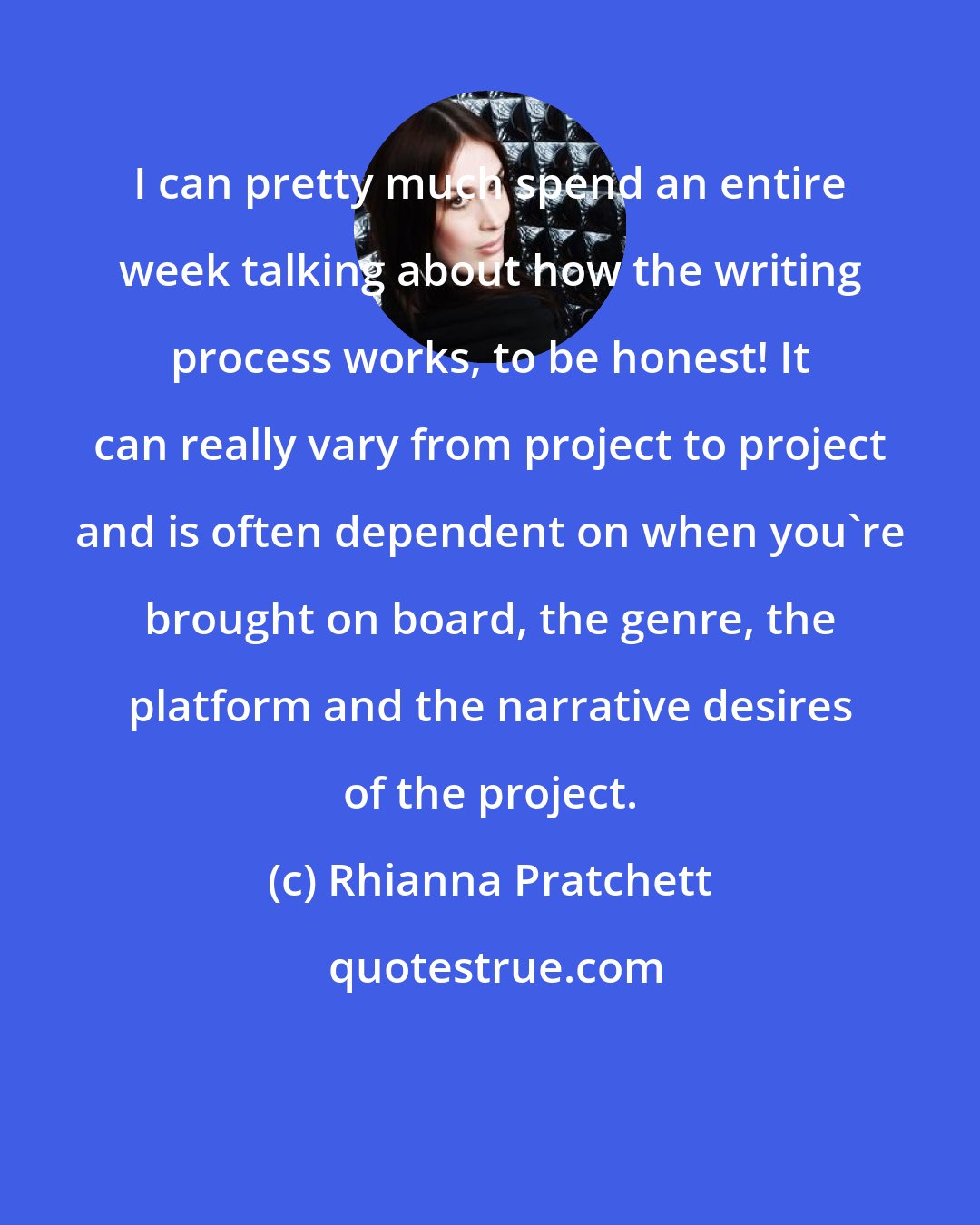 Rhianna Pratchett: I can pretty much spend an entire week talking about how the writing process works, to be honest! It can really vary from project to project and is often dependent on when you're brought on board, the genre, the platform and the narrative desires of the project.