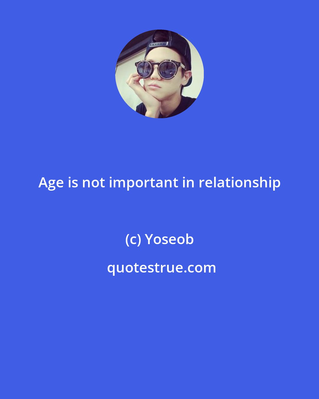 Yoseob: Age is not important in relationship