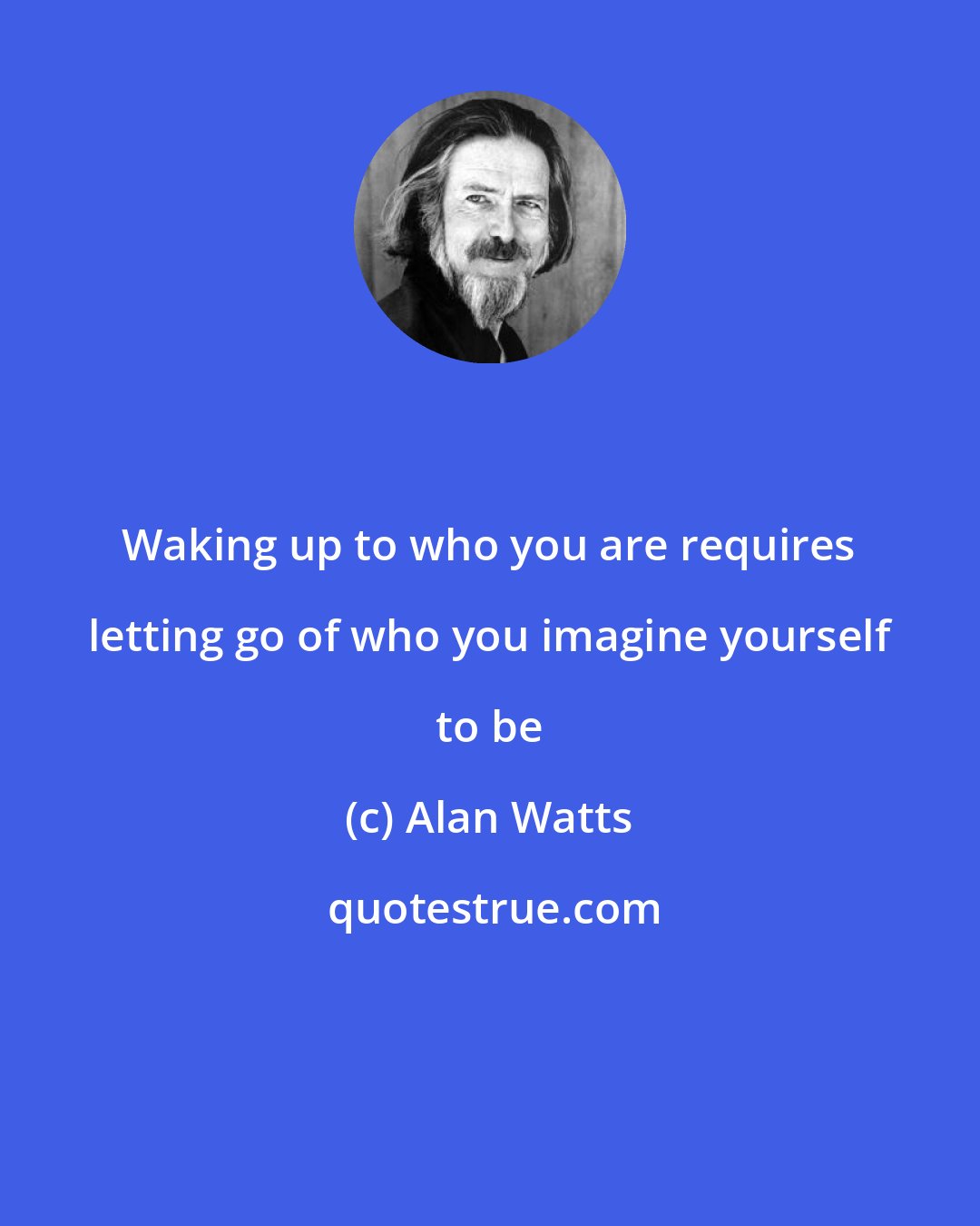 Alan Watts: Waking up to who you are requires letting go of who you imagine yourself to be