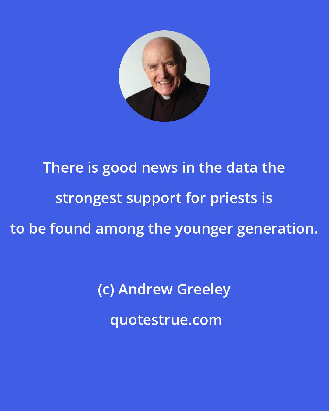 Andrew Greeley: There is good news in the data the strongest support for priests is to be found among the younger generation.