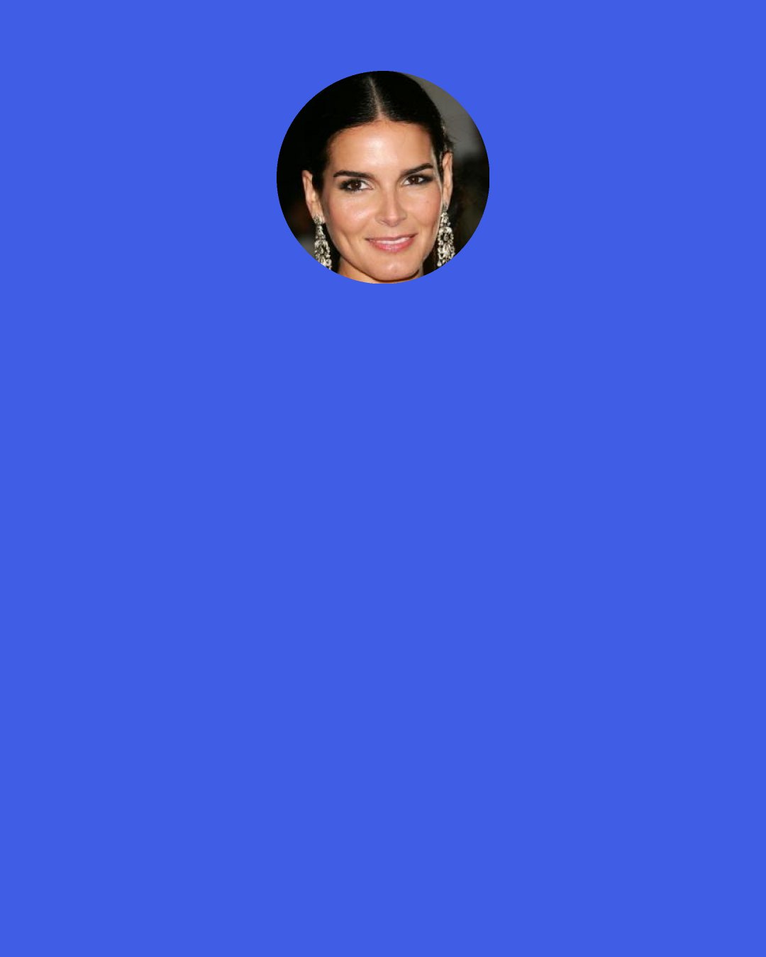 Angie Harmon: I understand some people may not have that kind of reverence for it, but I really thought that the revolving door of Law & Order would keep it going because you can just keep moving the people through.