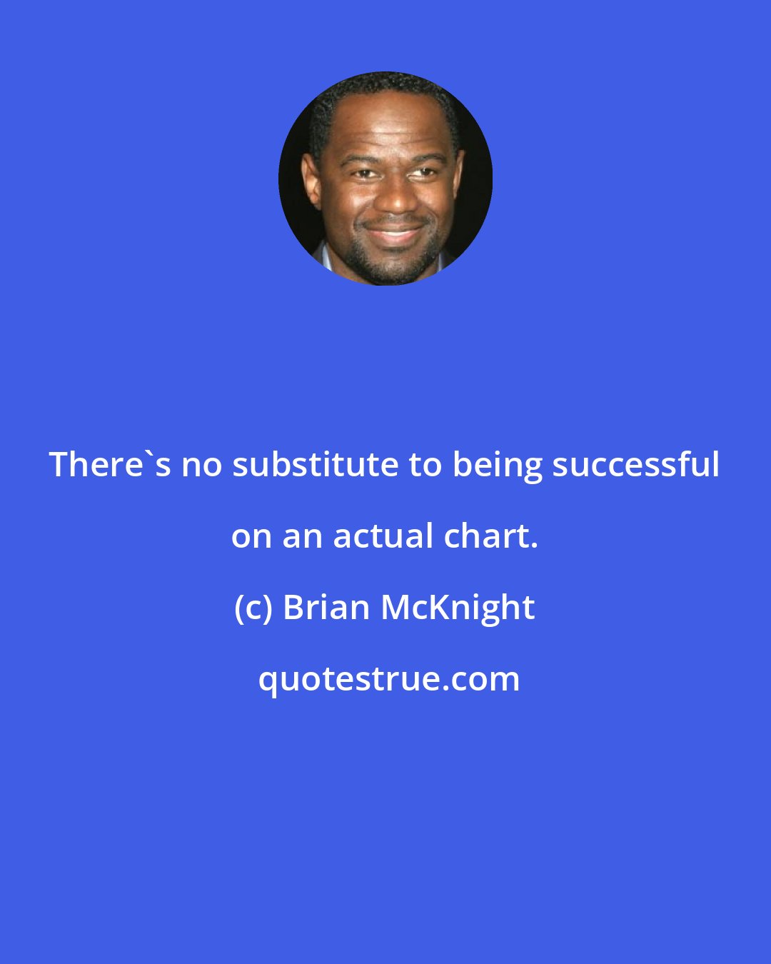 Brian McKnight: There's no substitute to being successful on an actual chart.