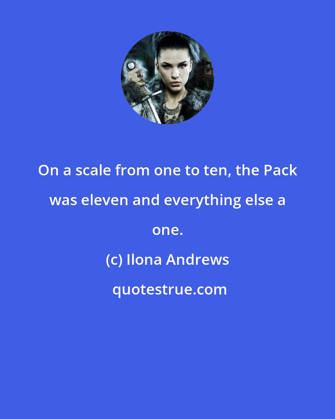 Ilona Andrews: On a scale from one to ten, the Pack was eleven and everything else a one.