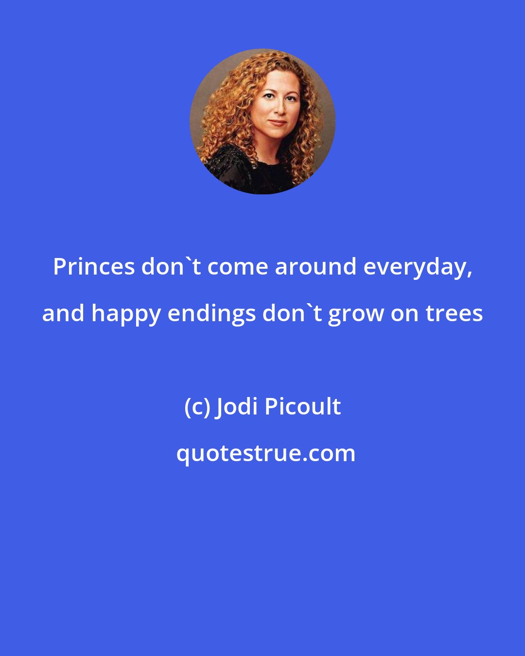 Jodi Picoult: Princes don't come around everyday, and happy endings don't grow on trees