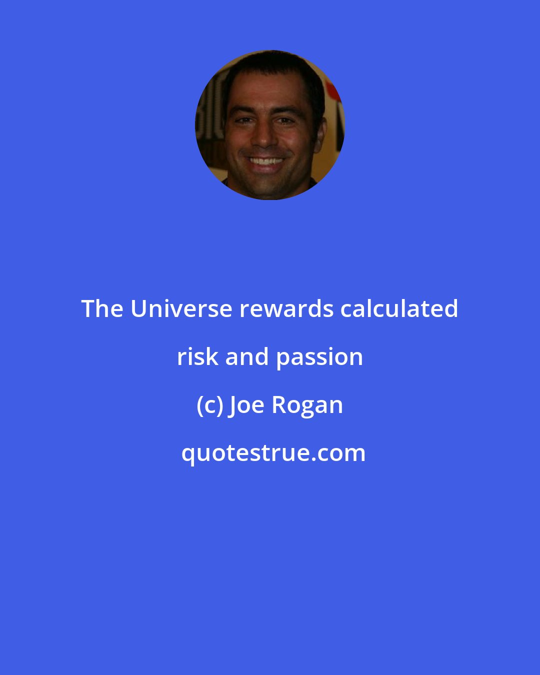 Joe Rogan: The Universe rewards calculated risk and passion